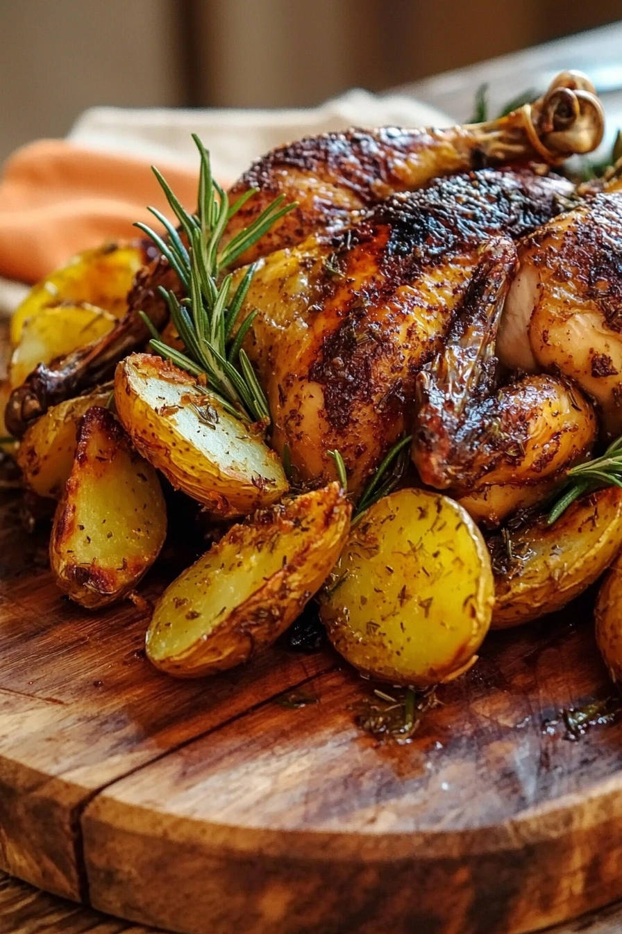 Rosemary Roasted Chicken: A Golden Recipe - recipe image