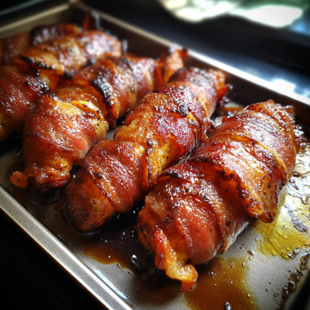 Bacon-Wrapped Chicken Tenders: Flavor Explosion! - recipe image
