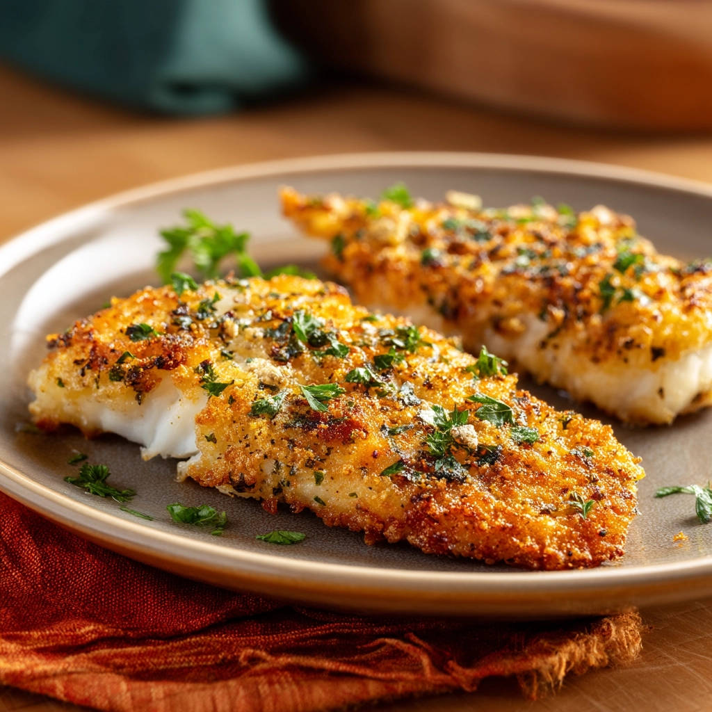 Crispy Breaded Fish Fillets (Never Soggy Breading!) - recipe image