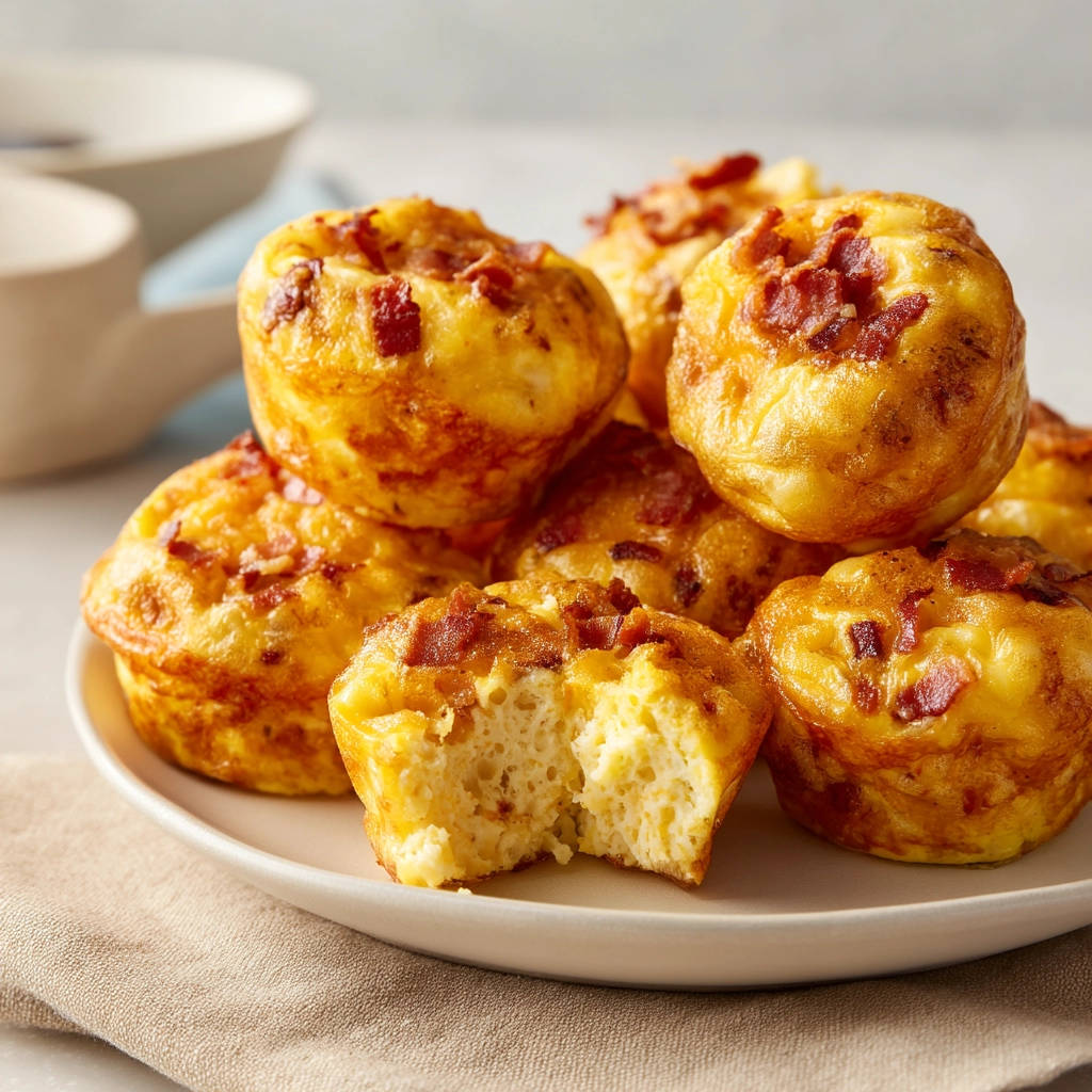 Easy Bacon Egg Bites: No More Rubber! - recipe image