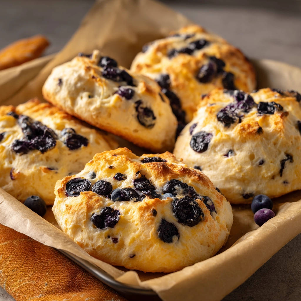 Easy Blueberry Scones: Never Dense! - recipe image