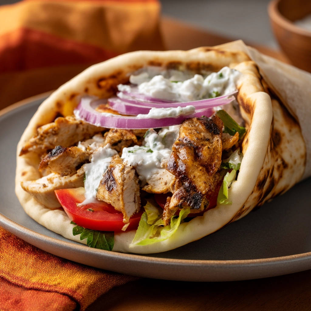 Easy Chicken Gyros: Juicy & Flavorful! - recipe image