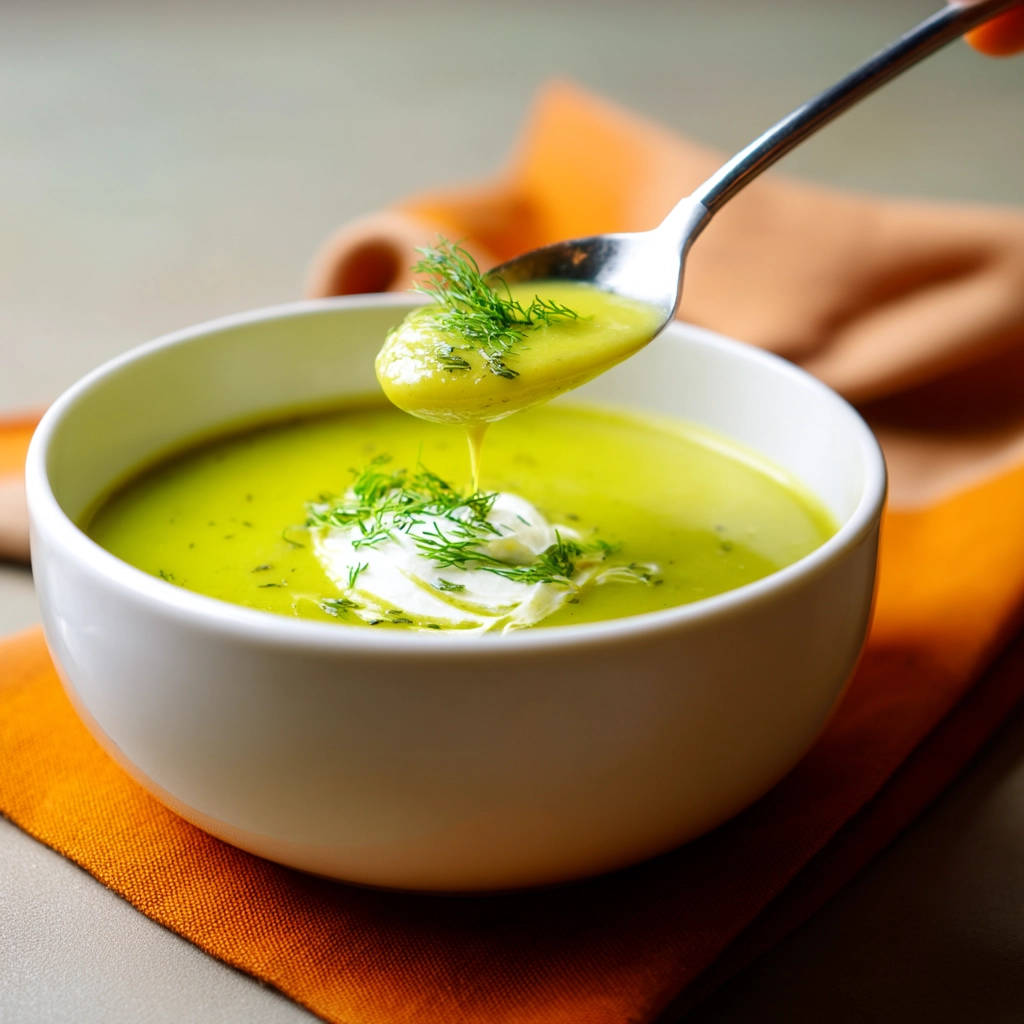 Vibrant Green Pea Soup: Smooth & Velvety! - recipe image