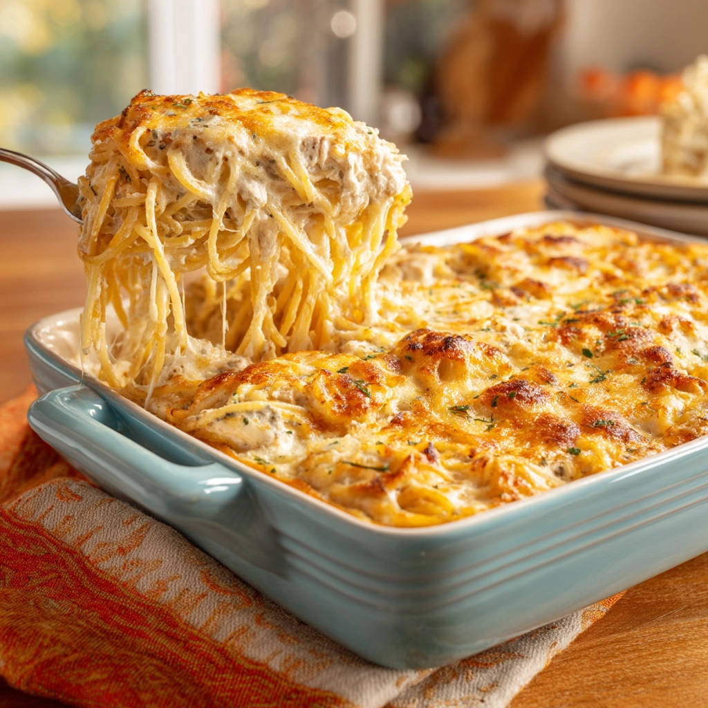Baked Spaghetti Perfection: No More Dry Pasta - recipe image