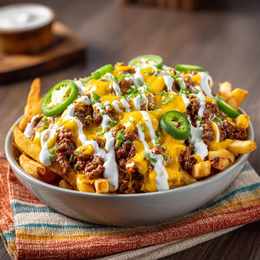 Classic Chili Cheese Fries: No More Soggy Fries! - recipe image