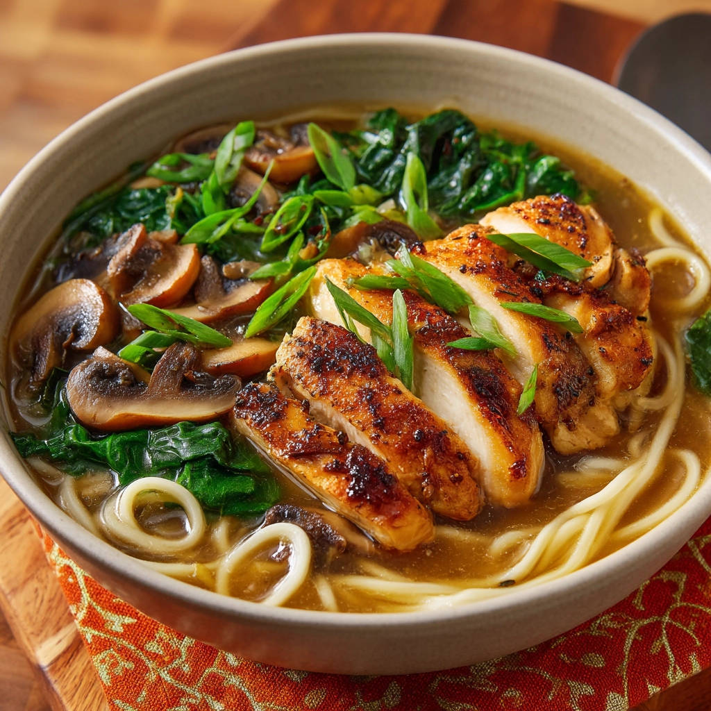 Comforting Chicken Noodle Soup: Juicy Chicken Secret - recipe image