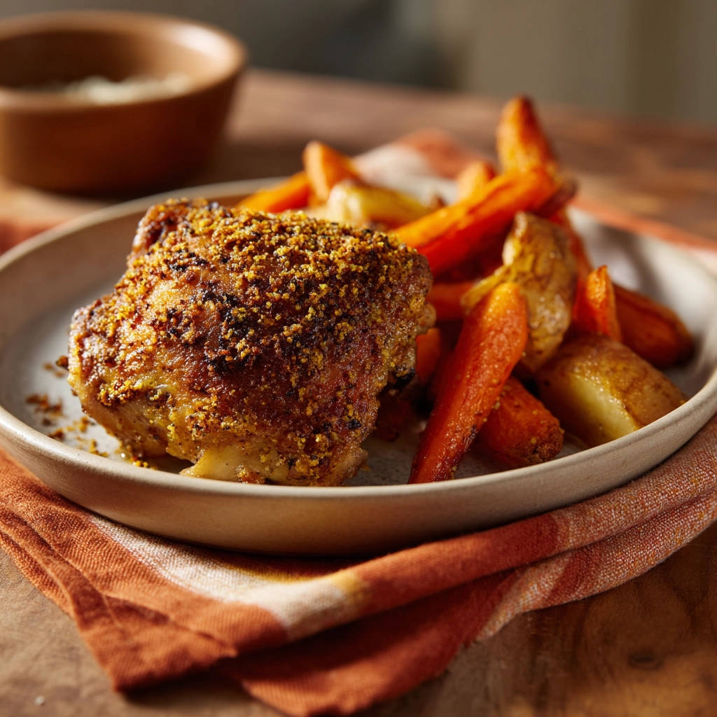 Crispy Skin Juicy Chicken Thighs: The Secret to Perfect Roast Chicken - recipe image