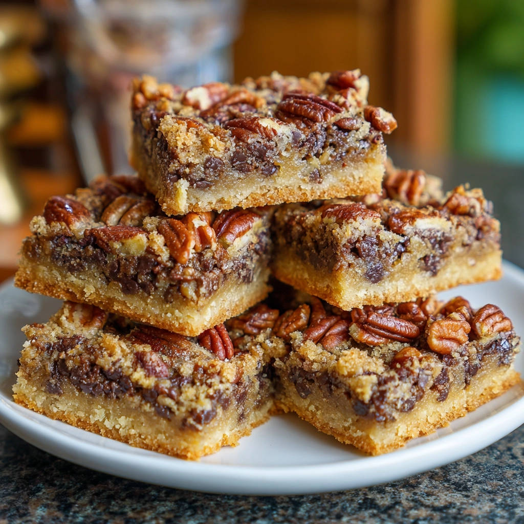 Cut Perfect Pecan Pie Bars Every Time! - recipe image