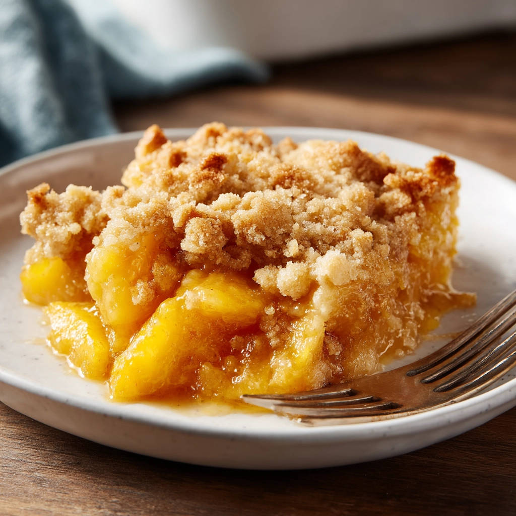 Easy Peach Crumble: Perfect & Simple - recipe image