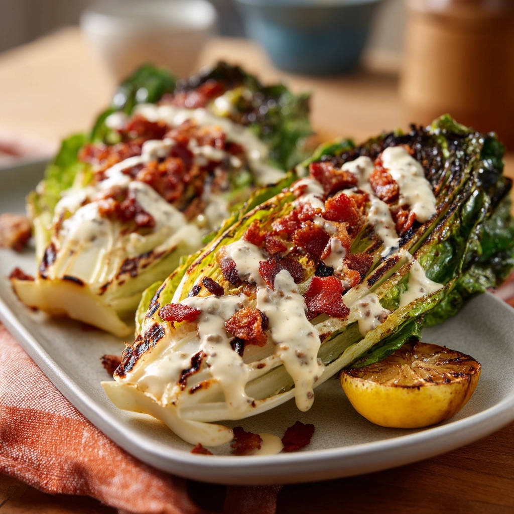 Grilled Romaine Salad: Perfect Char Every Time! - recipe image