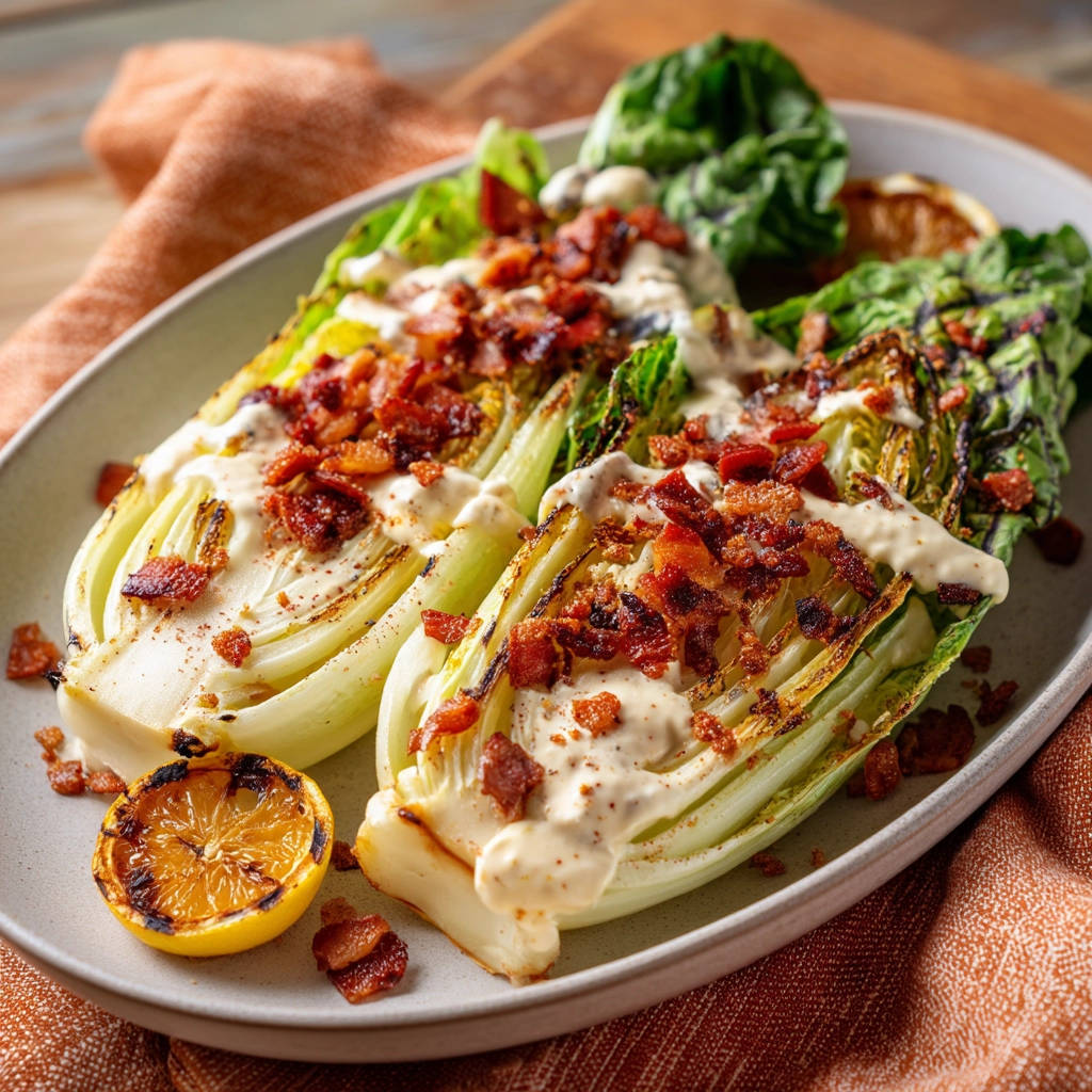 Grilled Romaine Salad: Perfect Char Every Time! - recipe image