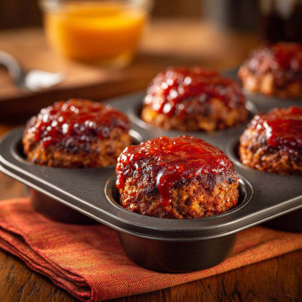 Mini Meatloaves: Perfectly Moist Bites Every Time - recipe image