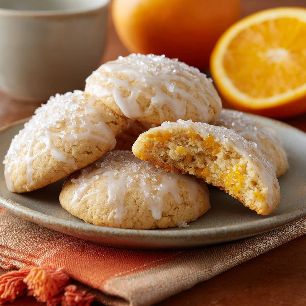 Orange Glazed Cookies: 1 Secret for Guaranteed Softness! - recipe image