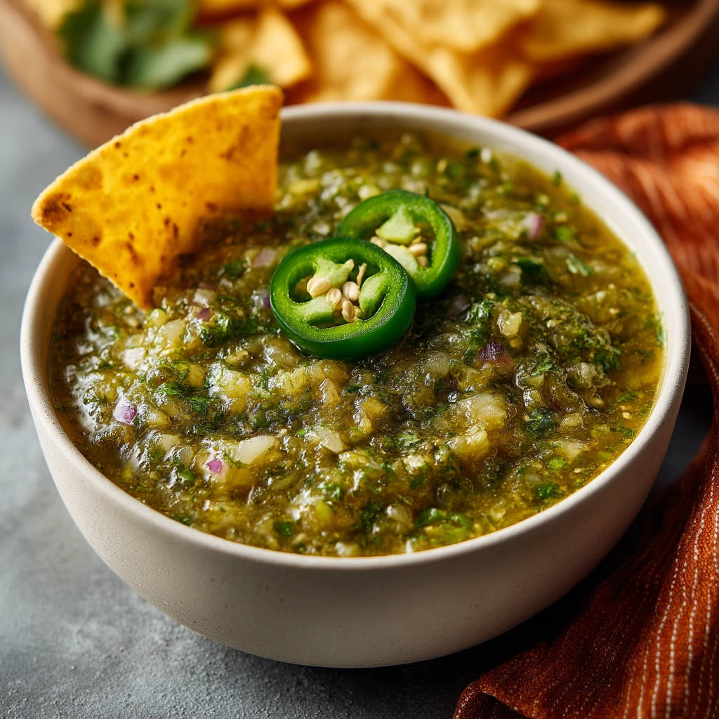 Roasted Salsa Verde: Amazing Flavor Depth - recipe image