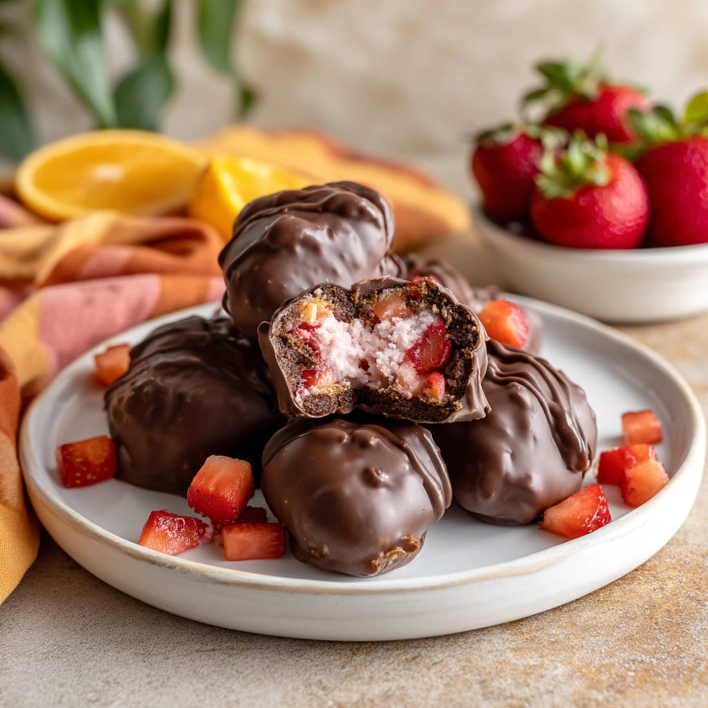 Stuffed Chocolate Strawberries That Won’t Crack - recipe image