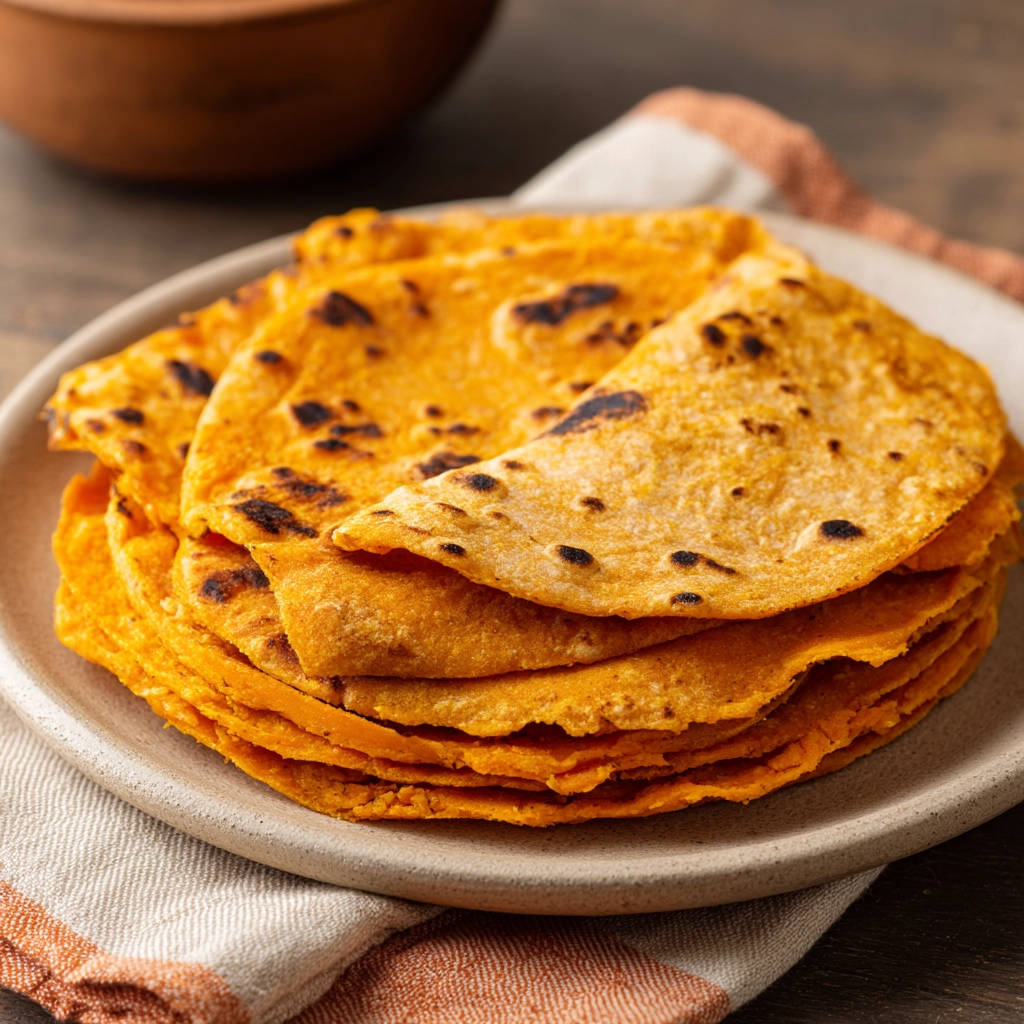 Sweet Potato Flatbreads: Soft & Flexible Guaranteed - recipe image