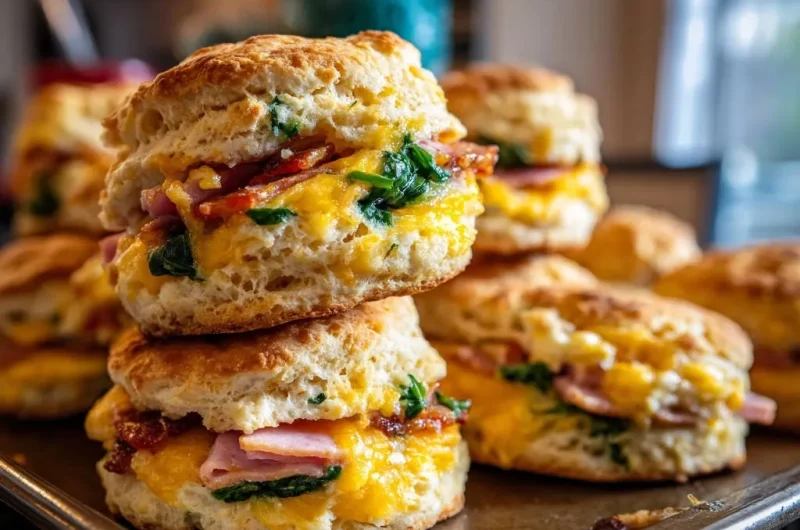 Breakfast Biscuit Sandwiches