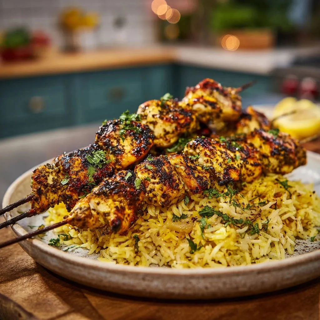 Spiced Meat Skewers: Perfectly Juicy Every Time! - recipe image