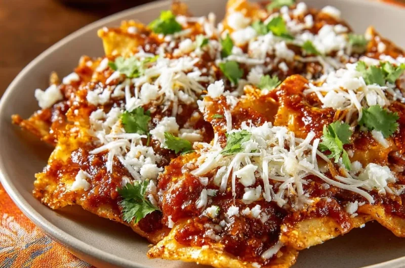 Authentic Red Chilaquiles