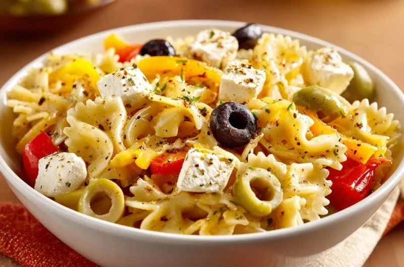 Easy Mediterranean Pasta Salad