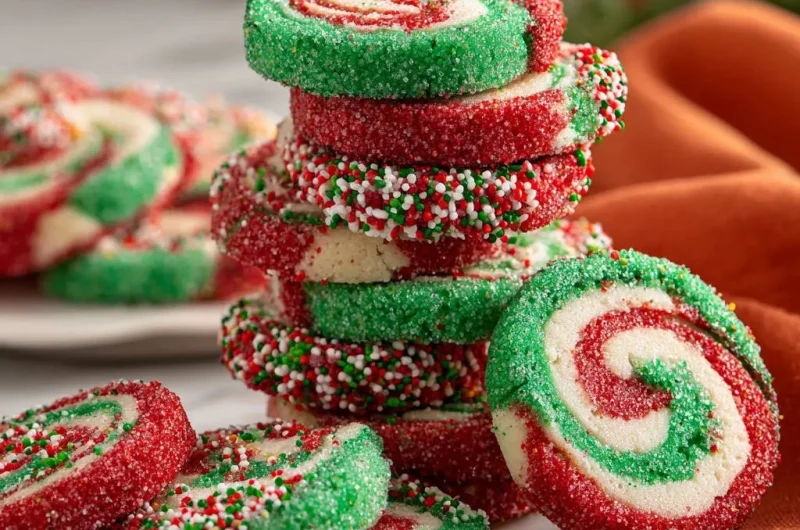 Festive Pinwheel Cookies