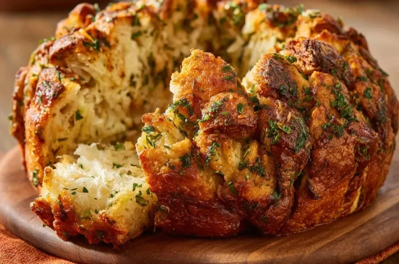 Garlic Herb Pull-Apart Bread