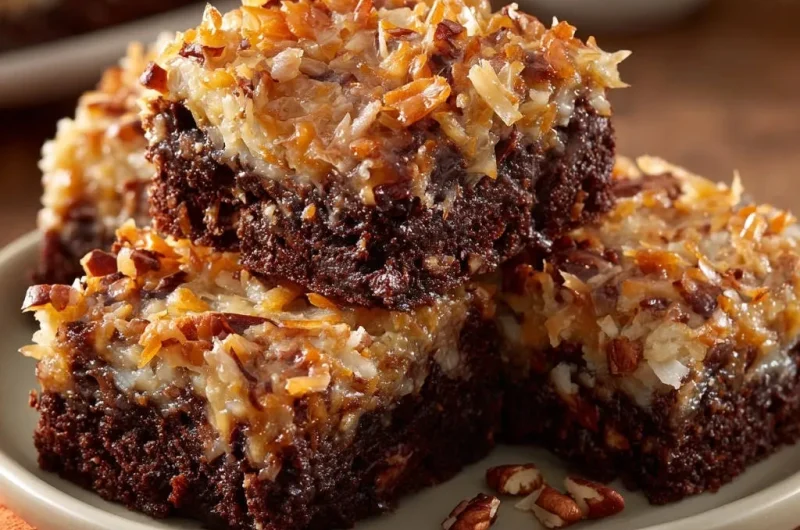German Chocolate Brownies
