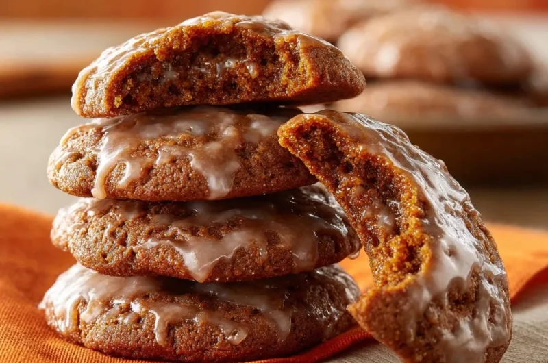 Glazed Spice Cookies