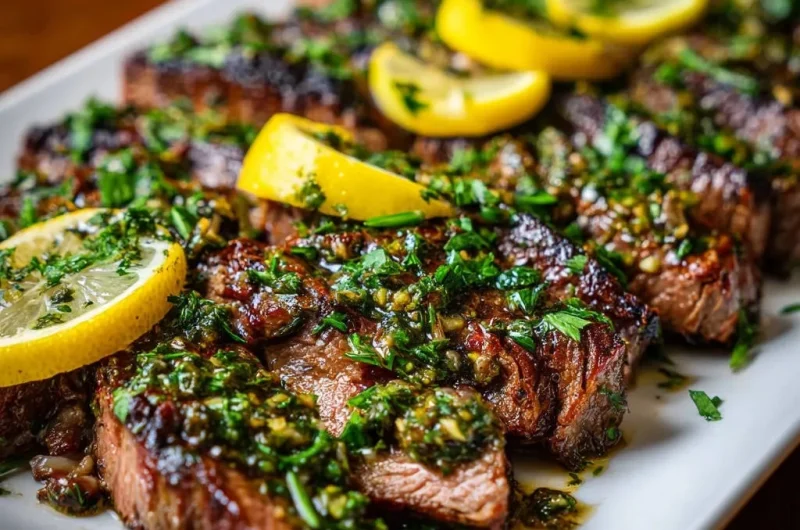 Juicy Steak with Bright Chimichurri