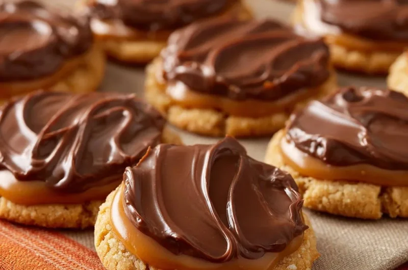 Salted Caramel Chocolate Cookies