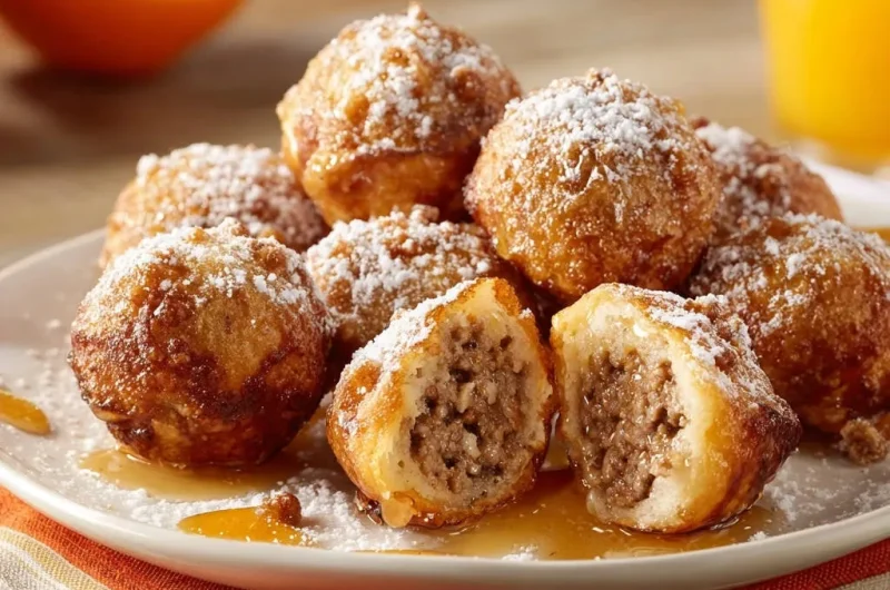 Breakfast Sausage Fritters