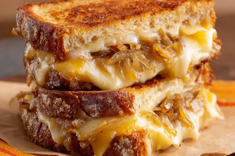 Caramelized Onion Grilled Cheese