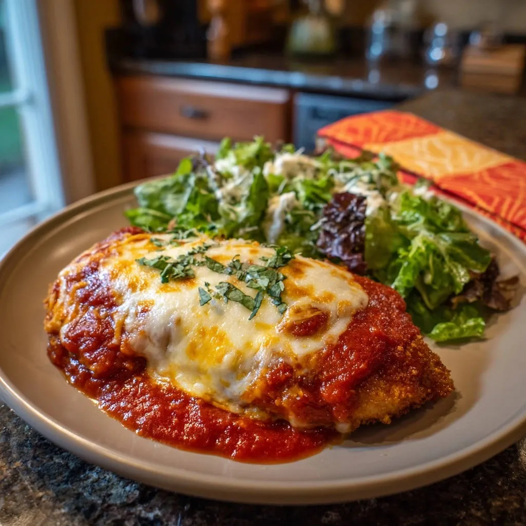Classic Chicken Parmesan: The Secret to Crispy Perfection - recipe image