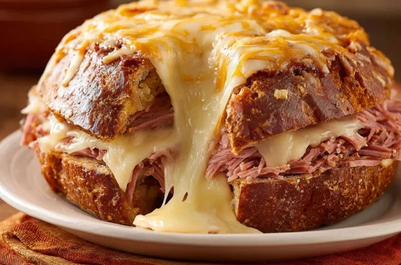 Deli Meat and Cheese Loaf