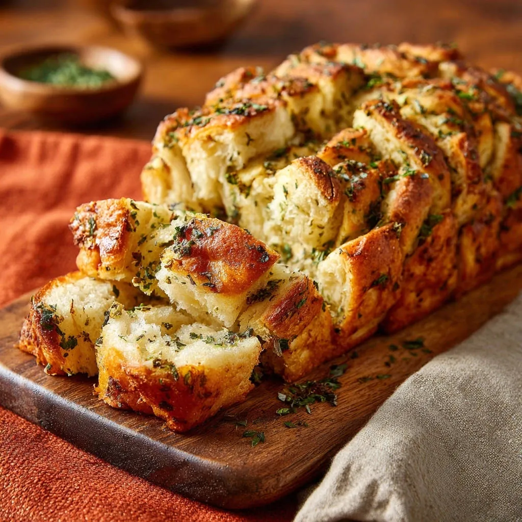 Garlic Herb Pull-Apart Bread: Perfectly Seasoned, Every Bite - recipe image