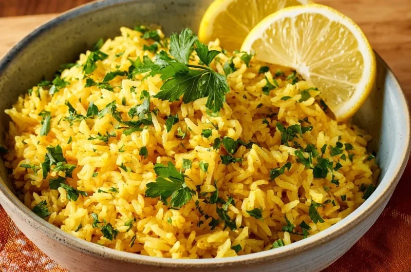 Bright Lemon Herb Rice