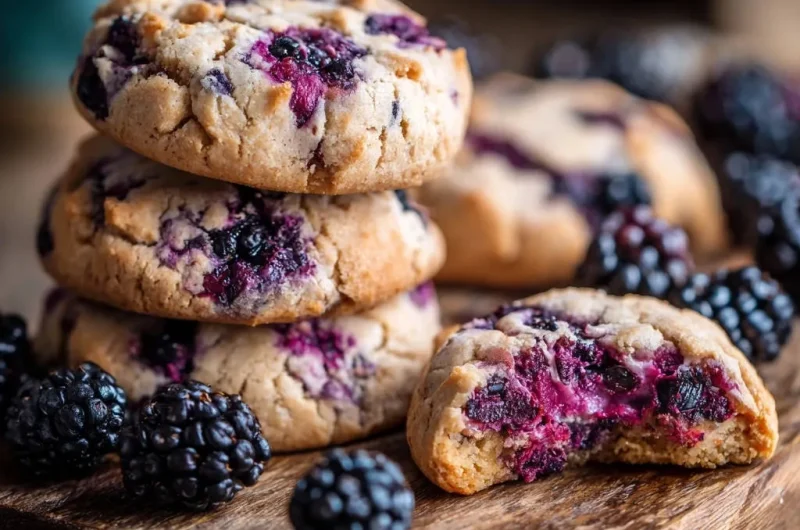 Bursting Blackberry Cookies