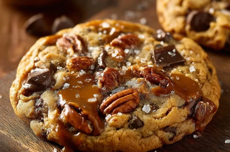 Caramel Pecan Chocolate Chip Cookies