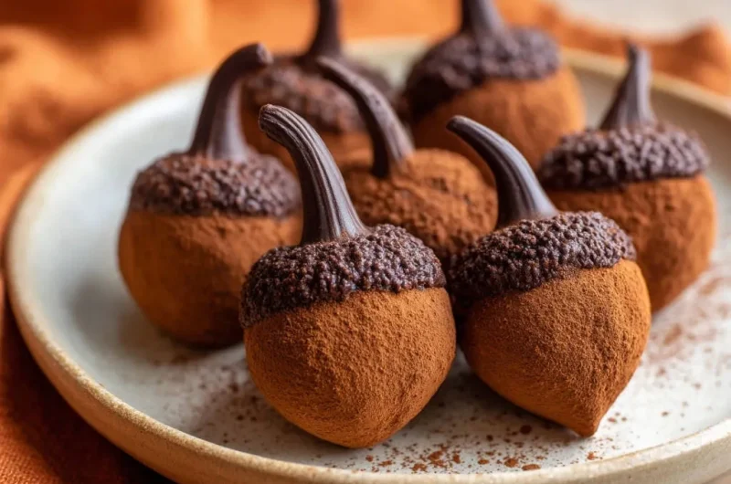 Charming Chocolate Acorn Treats