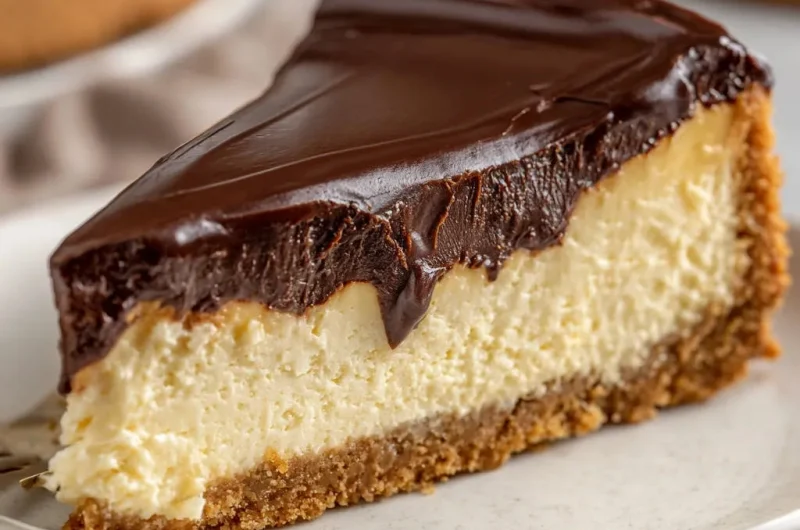 Classic Chocolate-Topped Cheesecake