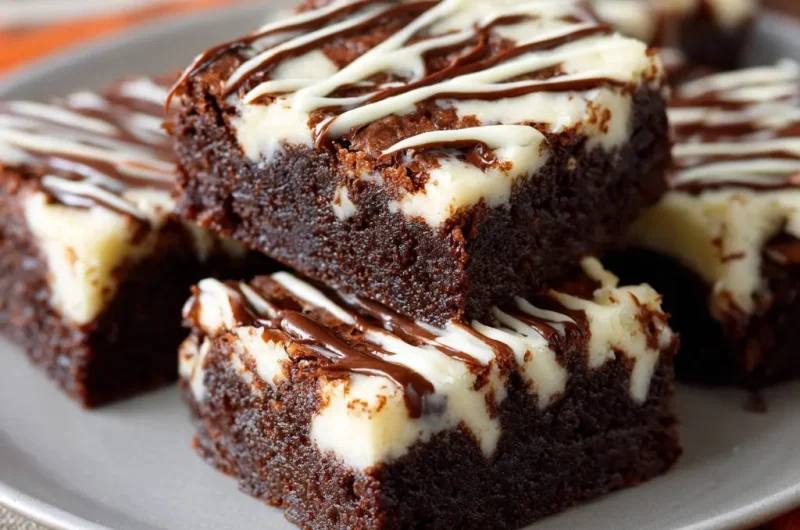 Cream Cheese Swirl Brownies