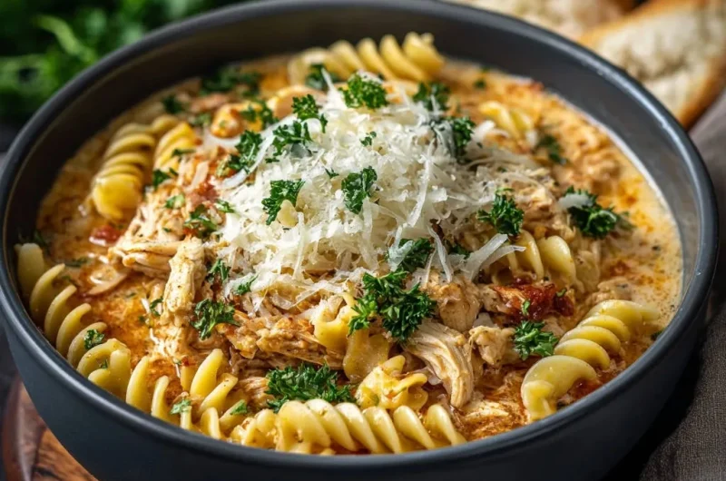 Creamy Garlic Herb Chicken Pasta