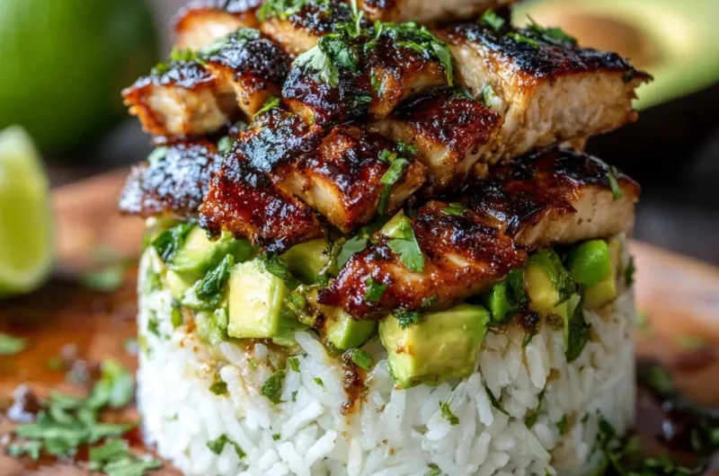 Glazed Lime Chicken Bowls