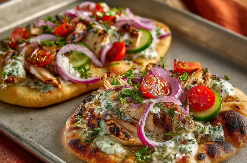 Grilled Chicken Flatbreads