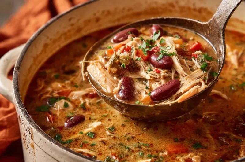 Hearty Chicken and Bean Soup