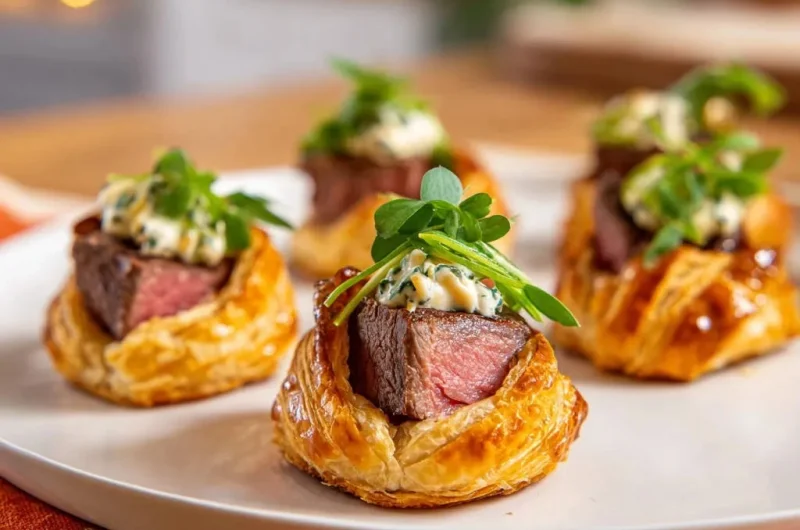 Mini Beef & Pastry Bites