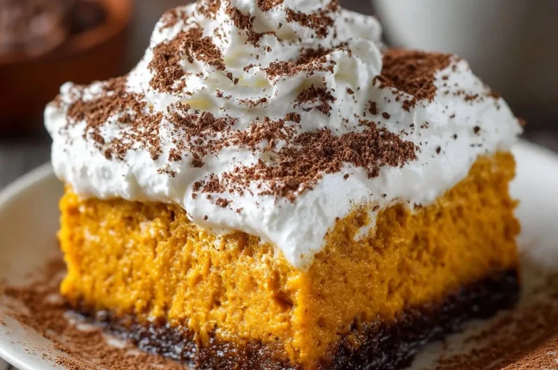 No-Bake Pumpkin Chocolate Dream Bars