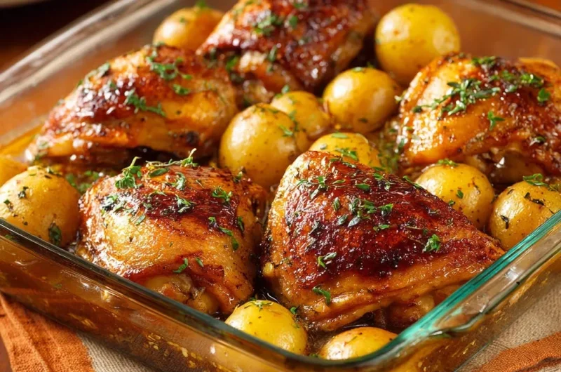 One-Pan Roasted Chicken & Potatoes