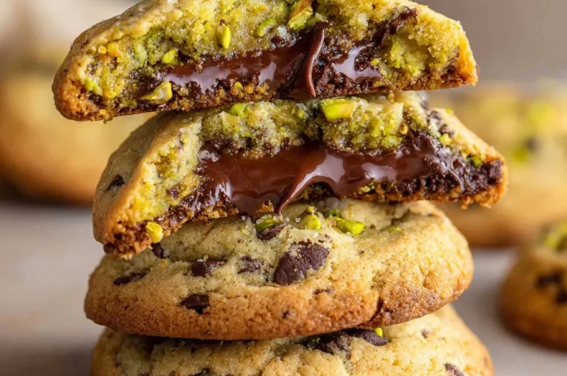 Pistachio Chocolate Chip Cookies