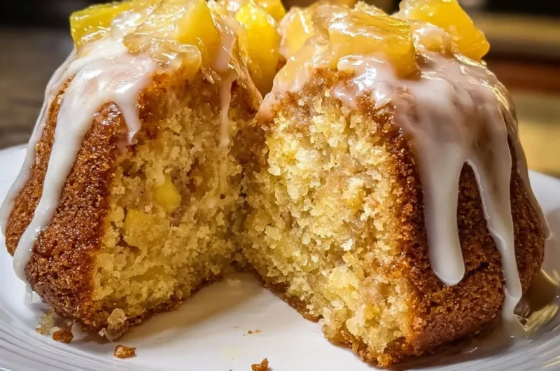 Sunshine Pineapple Bundt Cake